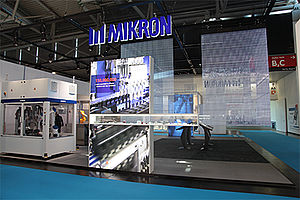 Mikron inspires the public with trendsetting automation solutions at Automatica 2018