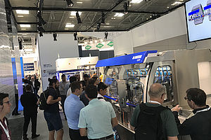 Mikron inspires the public with trendsetting automation solutions at Automatica 2018