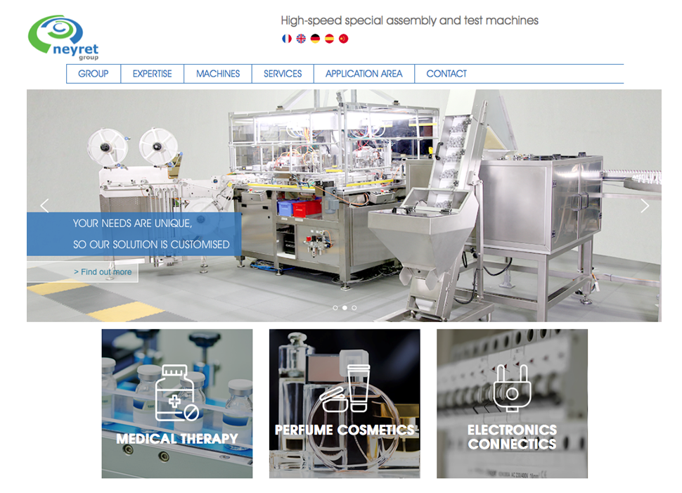Neyret Group goes live with new website