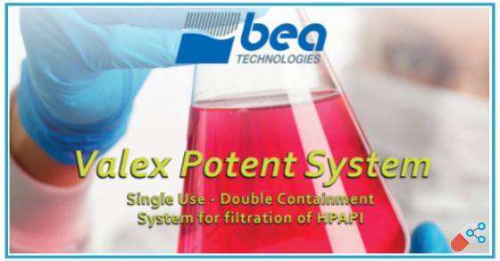 Single Use – Double Containment System for filtration of HPAPI