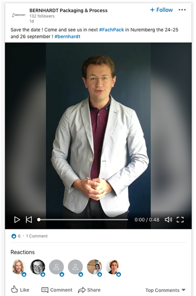 BERNHARDT makes debut at FachPack Nuremberg 2019