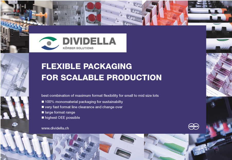 Dividella bringing advanced cartoning solutions to CPhI Worldwide, Frankfurt