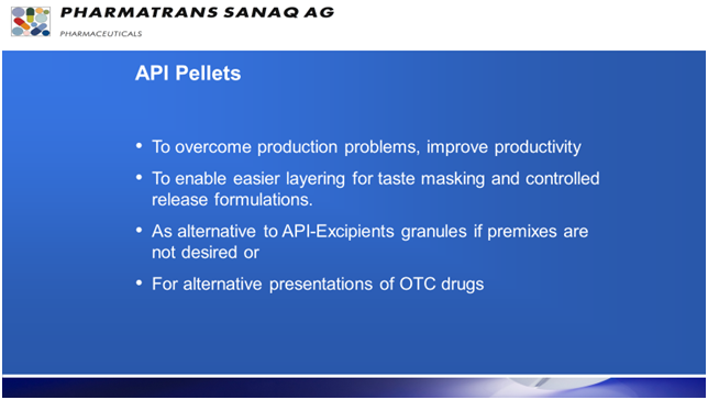 Pharmatrans TAP® – Tartaric Acid Pellets