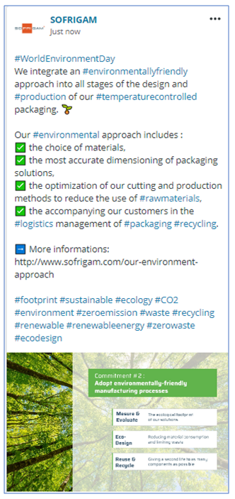 Sofrigam defines three-pillar green approach