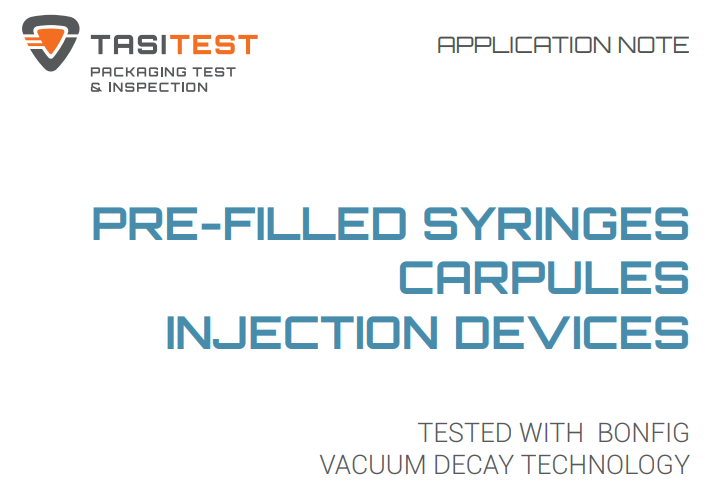 Pre-filled syringes, carpules, injection devices – Application Note