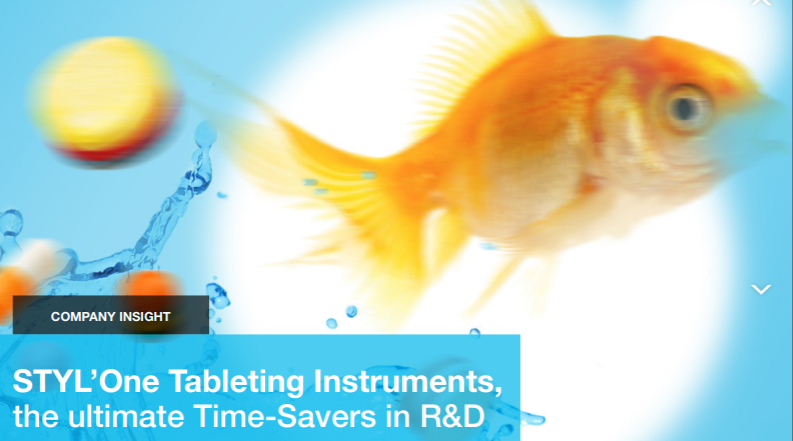 STYL’One Tableting Instruments, the ultimate Time-Savers in R&D