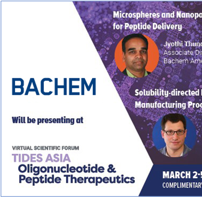 Bachem hosting webinar on Solubility-directed Development of Trileucine process