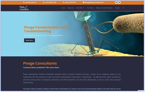 Phage Consultants re-engineers online presence with new website