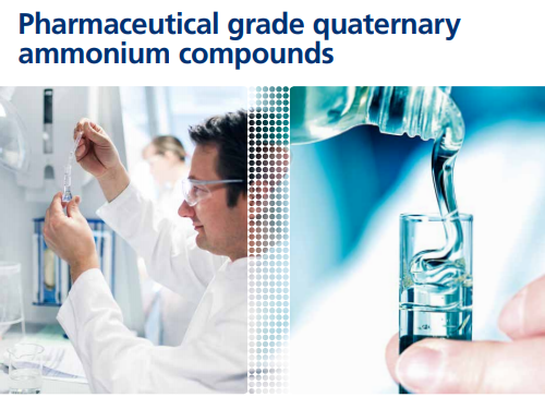 Pharmaceutical grade quaternary ammonium compounds