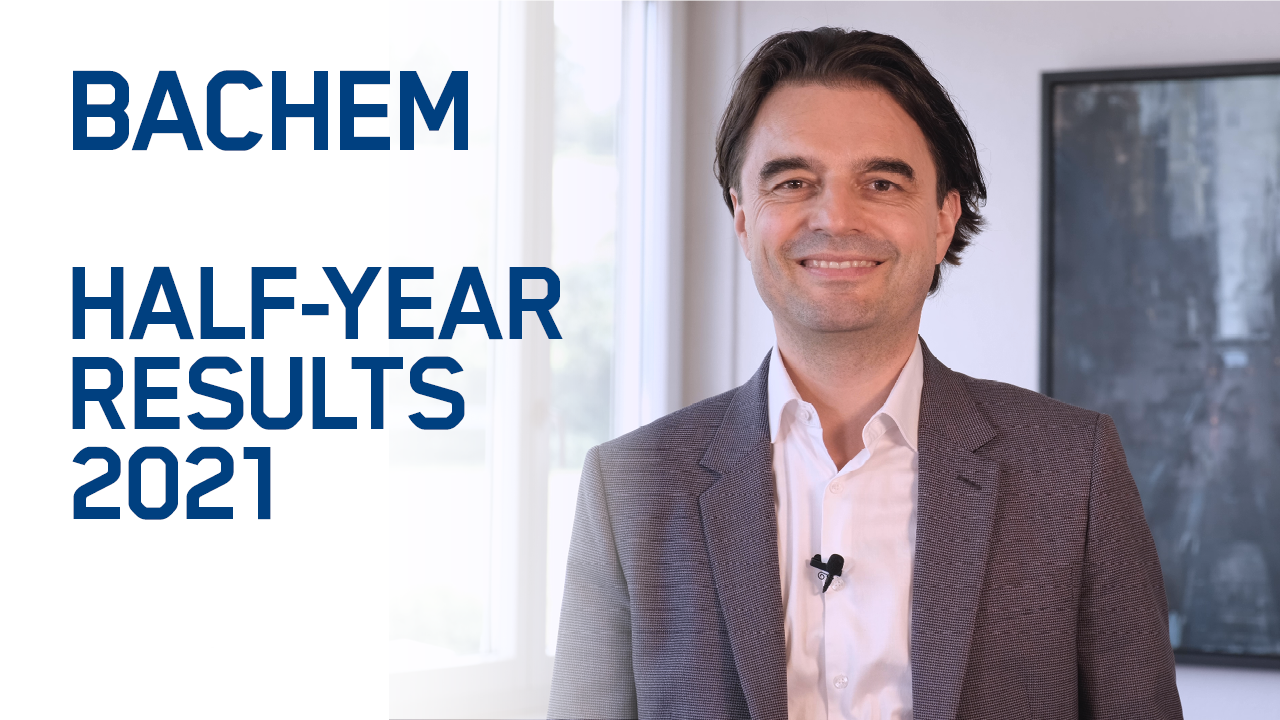 Bachem reports ‘excellent’ first half results for 2021